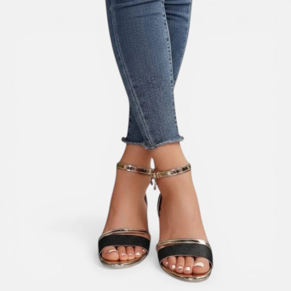 Kerstin | Damen Sandalen Blockabsatz Knöchelriemen – Blockabsatz Sandalen Sommer 2026