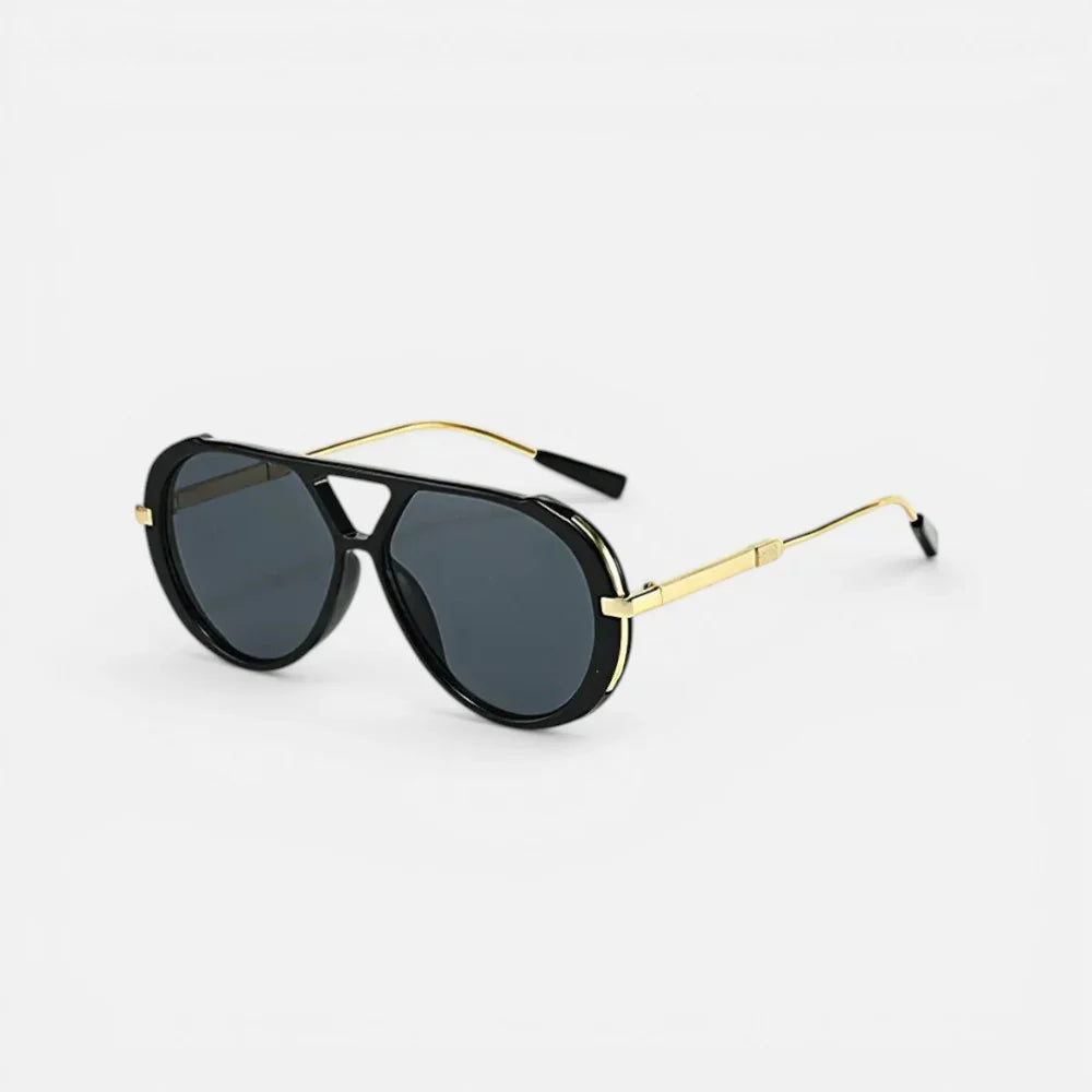 Piloten Sonnenbrille Metall Doppelsteg Verlaufsgläser