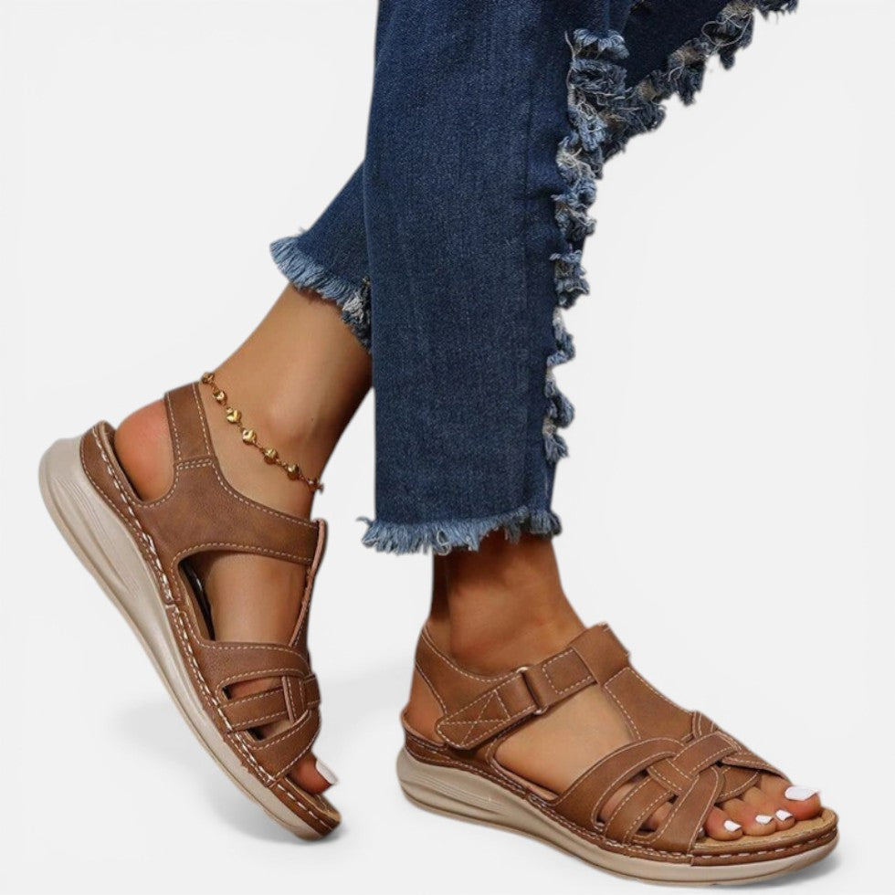 Tanja | Damen Sandalen Verstellbare Riemen Flach – Flache Riemensandalen Sommer 2026