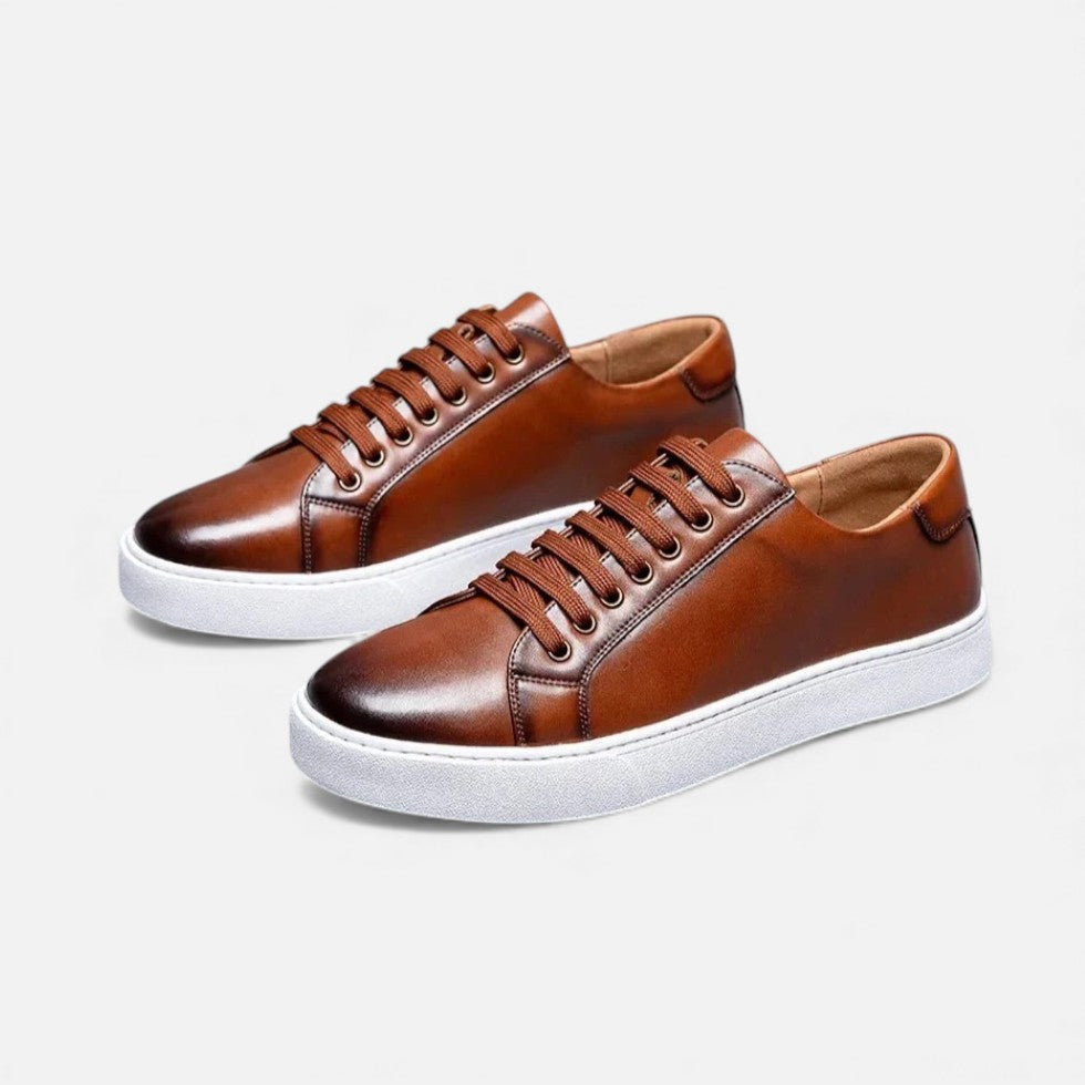 Herren Ledersneaker