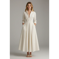 Irina | Damen Sommer Midikleid Elegant für Strand und Alltag