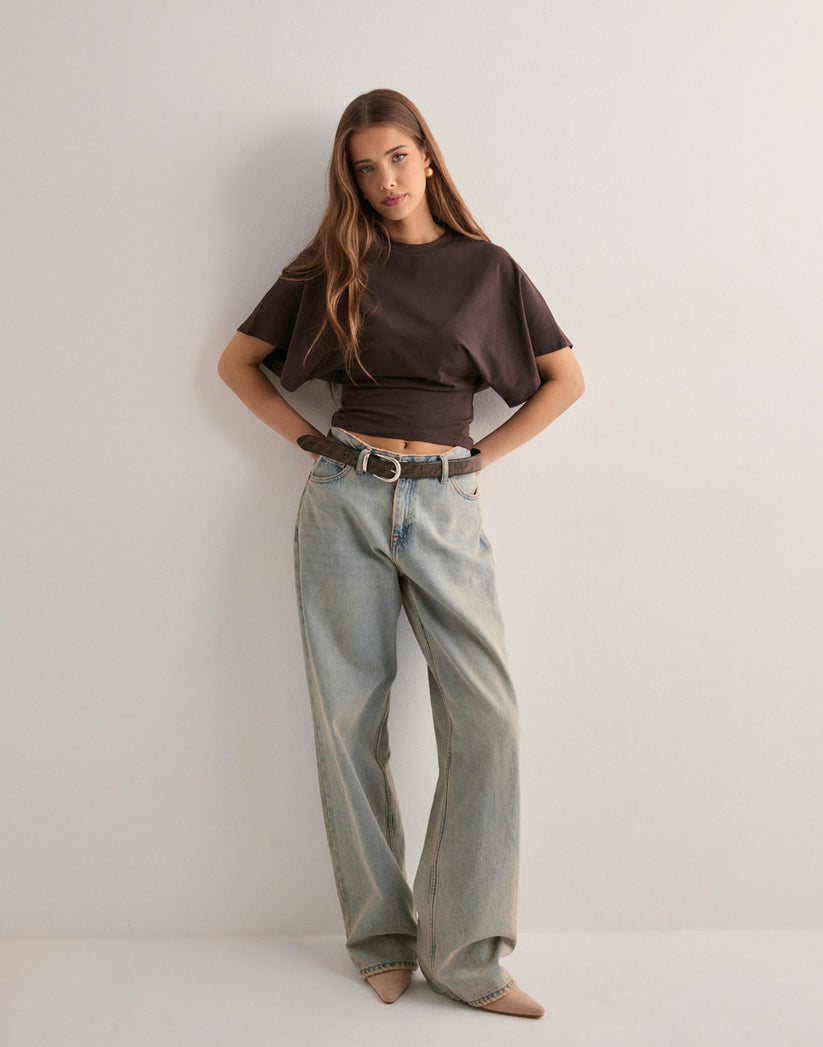Isidora | Damen Oversized Kurzarm T-Shirt