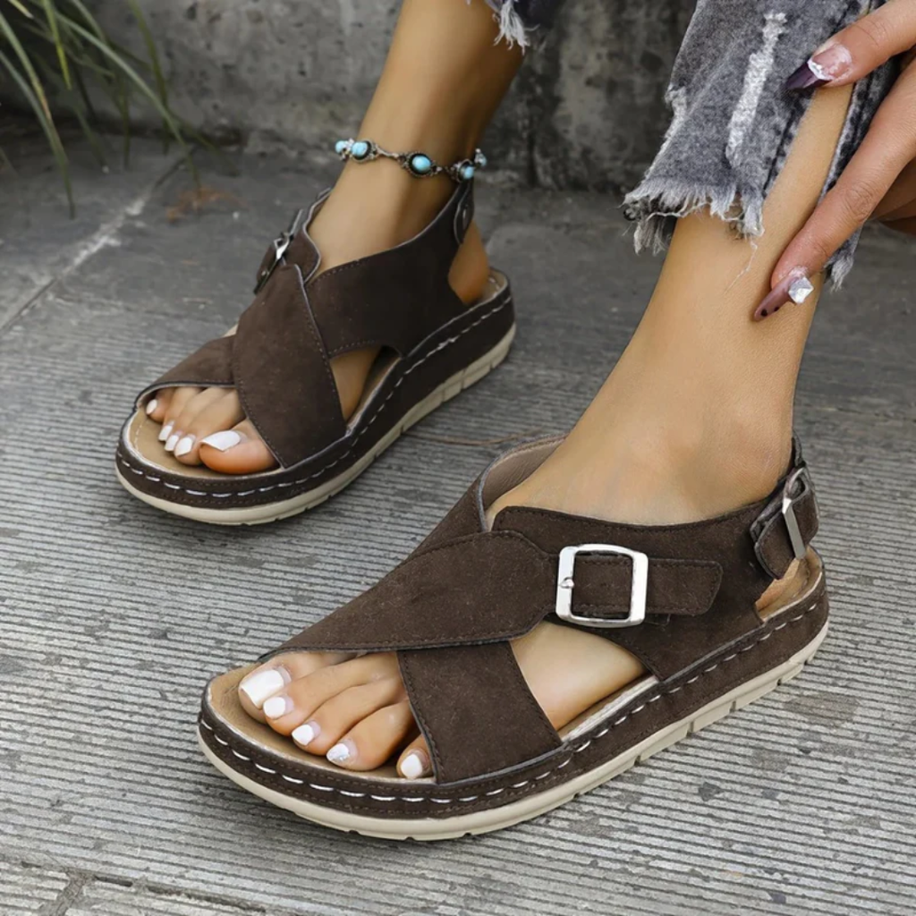 Isla | Damen Plateau Sandalen Freizeit