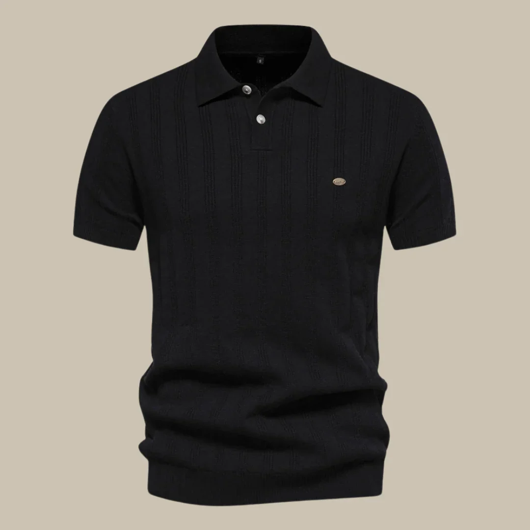 Jake | Herren Poloshirt Strickoptik Sommer – Strick Polo Sommer Herren 2026