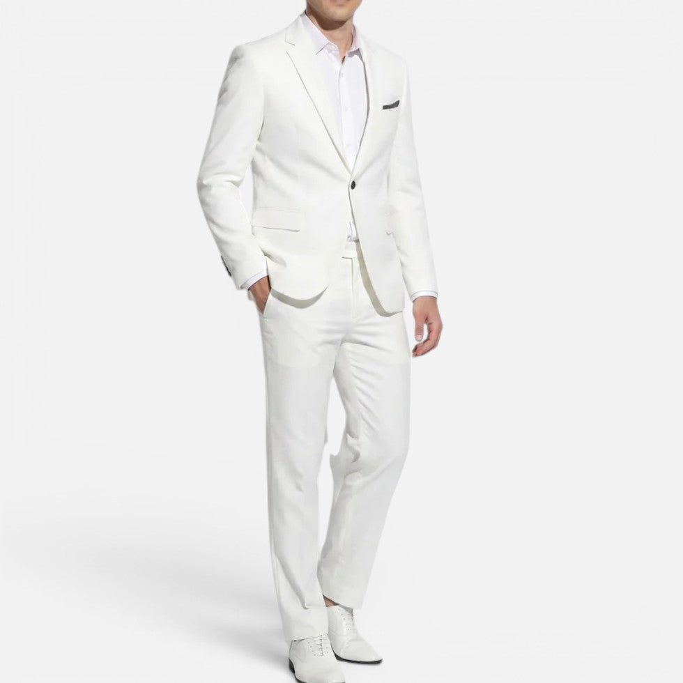 Anzug Slim Fit Einreihig Langarm Reverskragen