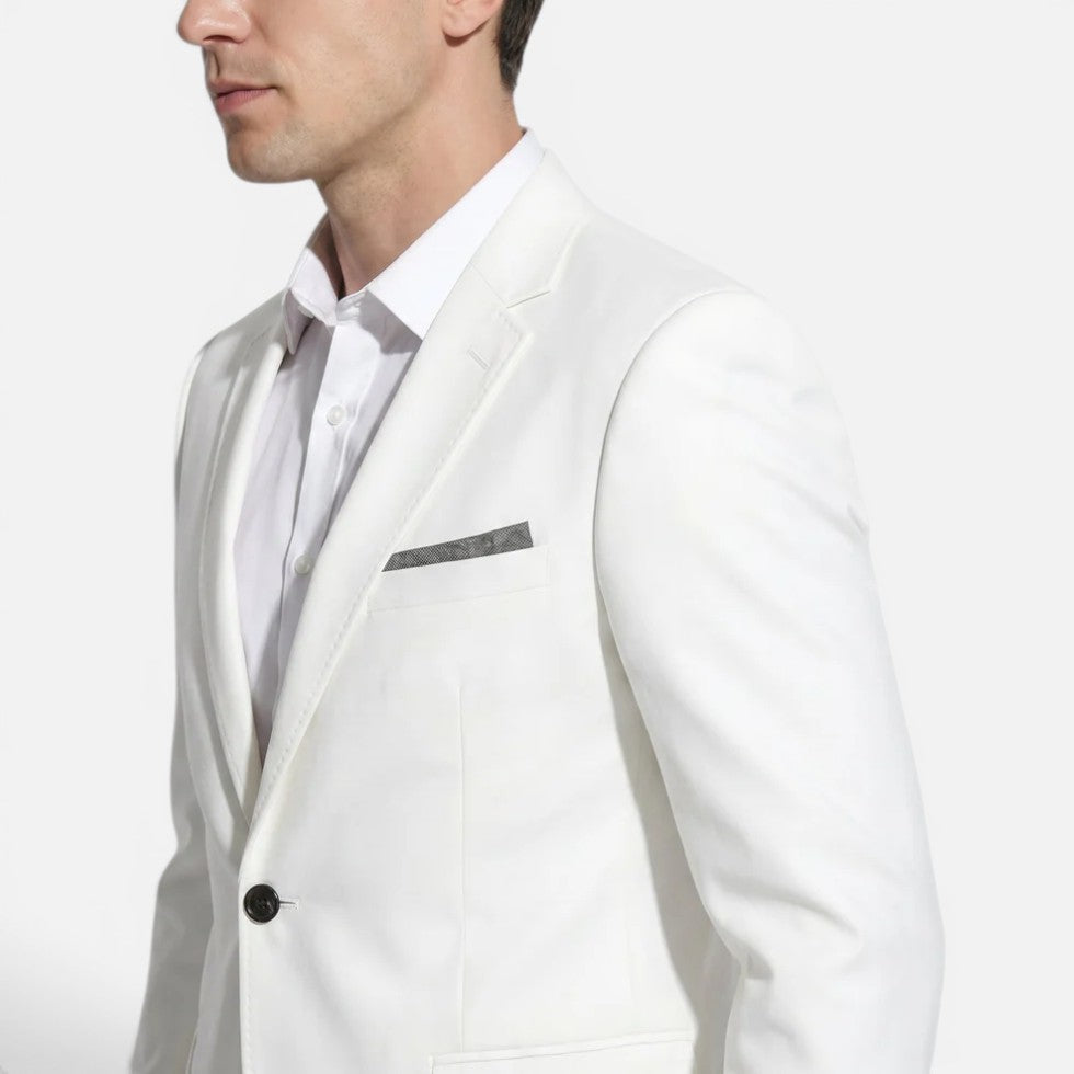 Anzug Slim Fit Einreihig Langarm Reverskragen