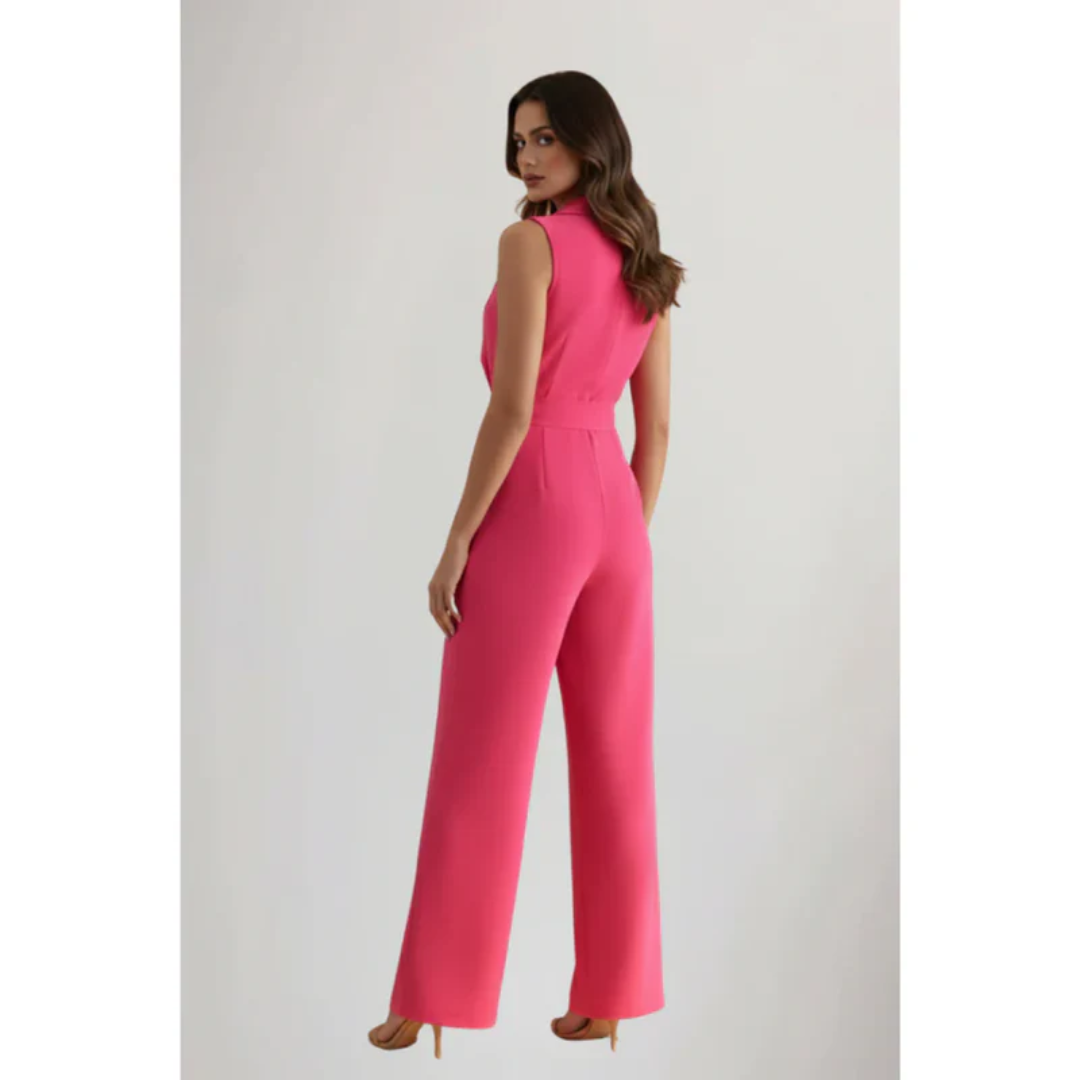 Janin | Damen Jumpsuit Abend V-Ausschnitt – V-Neck Jumpsuit Elegant Abend 2026