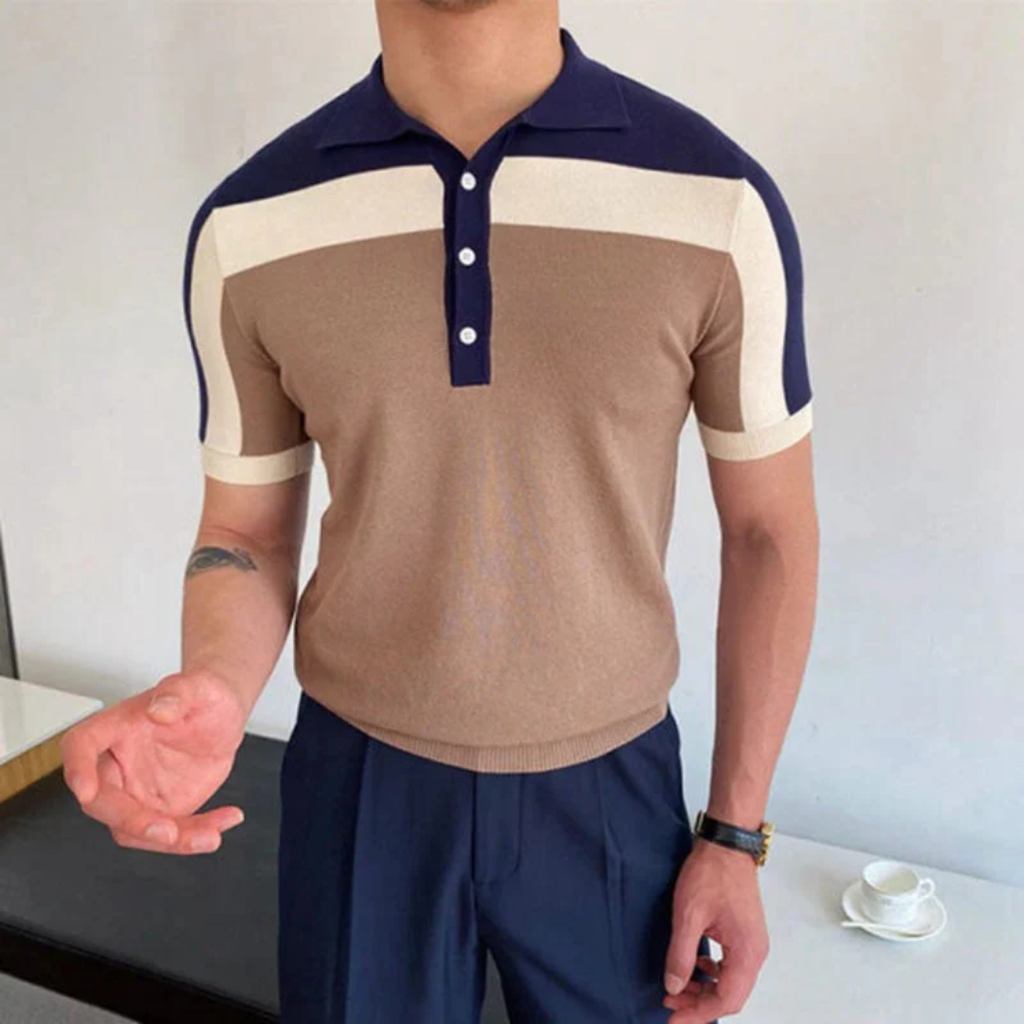 Jan | Herren Poloshirt Colorblock Sommer – Colorblock Polo Herren Sommer 2026