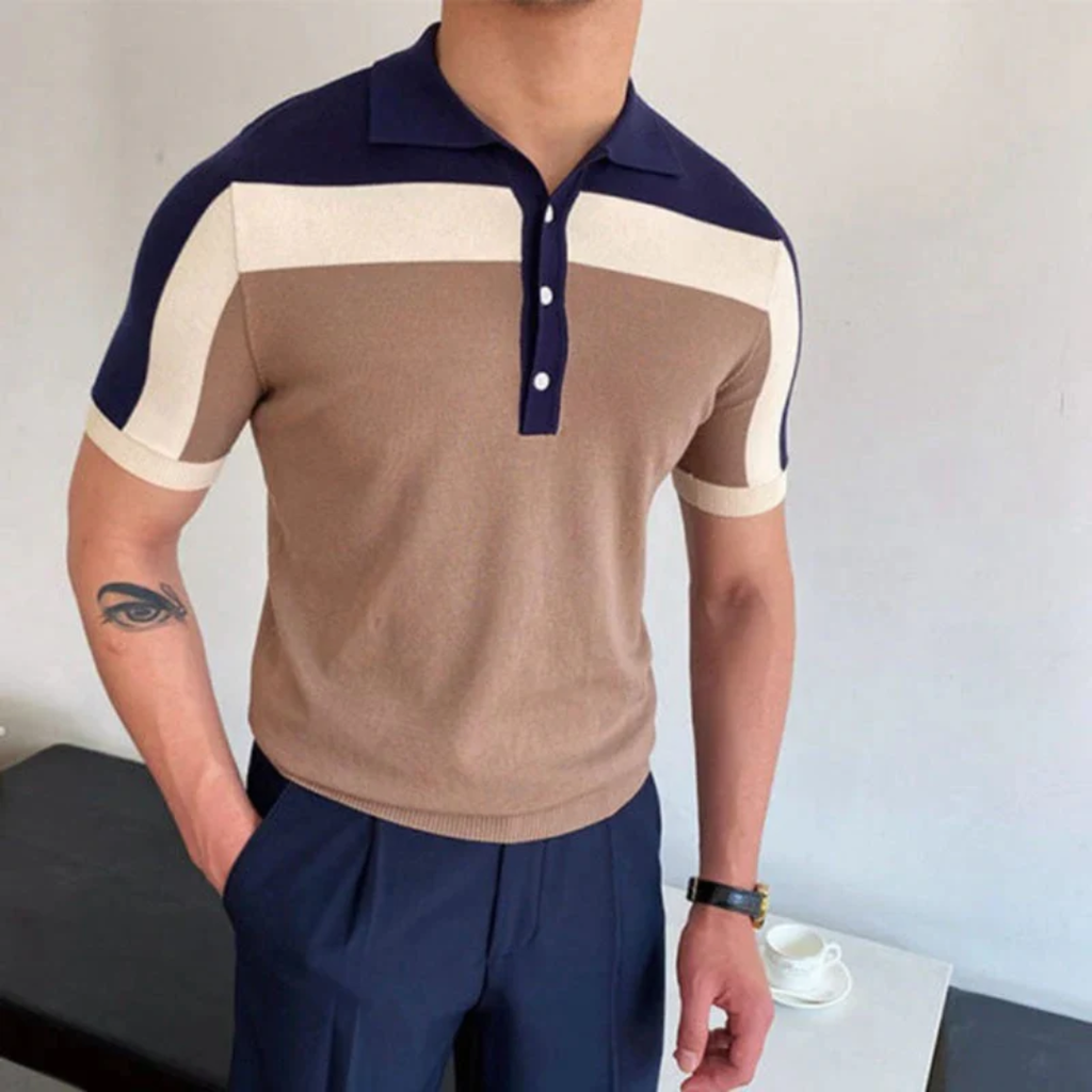 Jan | Herren Poloshirt Colorblock Sommer – Colorblock Polo Herren Sommer 2026