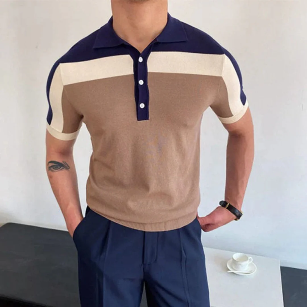 Jan | Herren Poloshirt Colorblock Sommer – Colorblock Polo Herren Sommer 2026