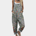 Jördis | Damen Komfort Jumpsuit Mit Print