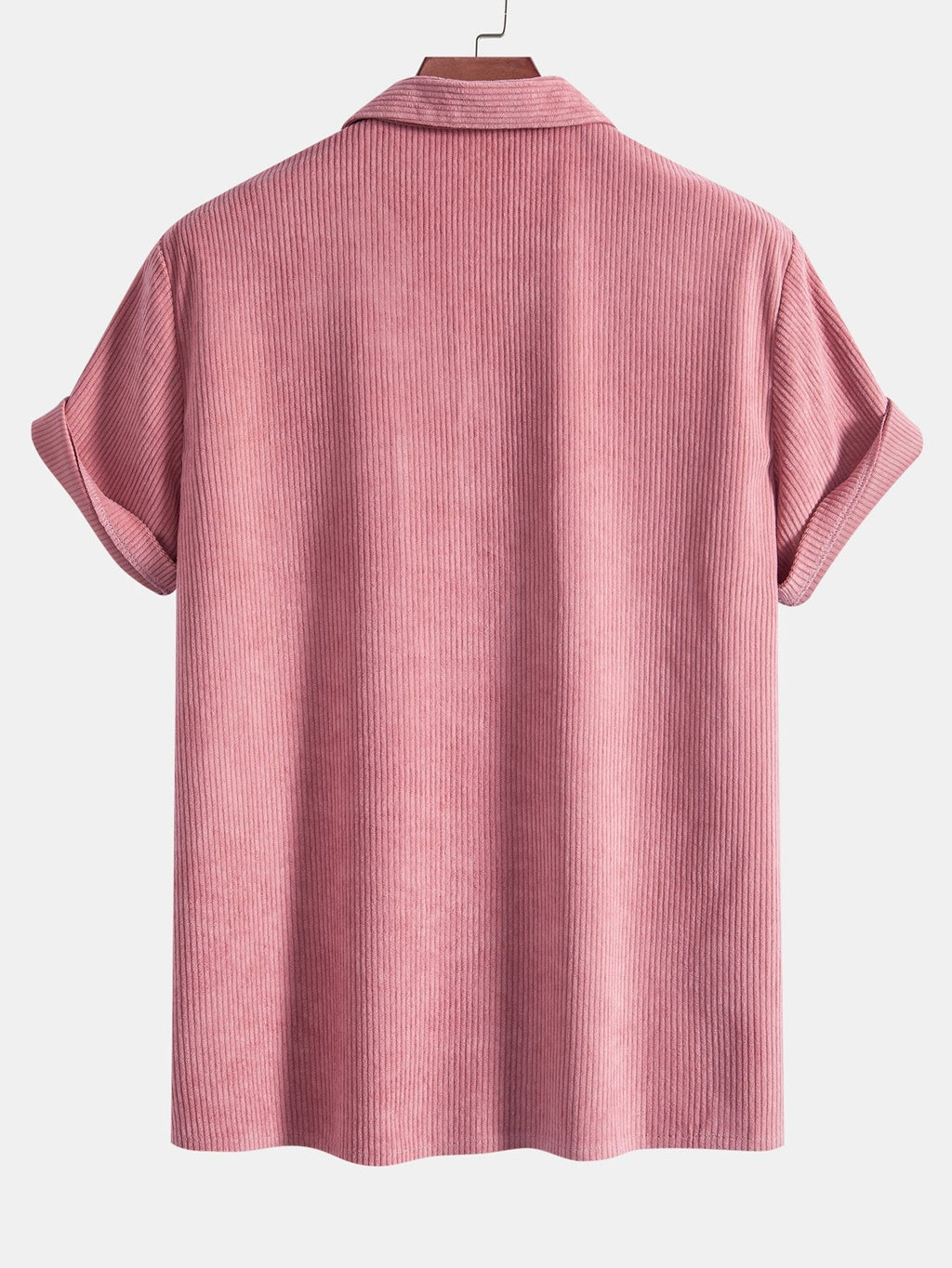 Kurzärmeliges Corduroy Kubanisches Hemd & Shorts