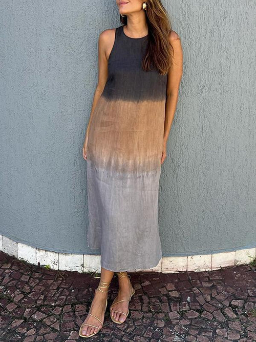 Angela™ | Elegantes Kleid mit Naturmuster