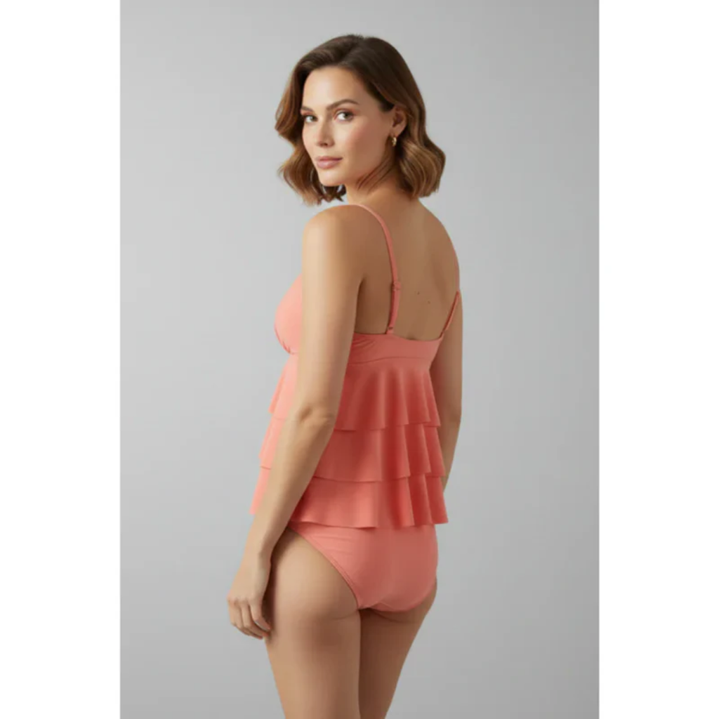 Judith | Damen Tankini Set Strand Badebekleidung Elegant
