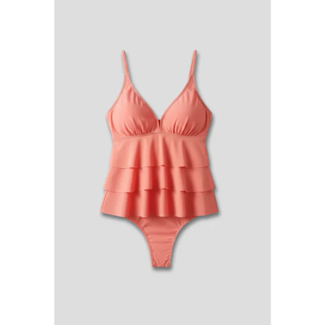 Judith | Damen Tankini Set Strand Badebekleidung Elegant