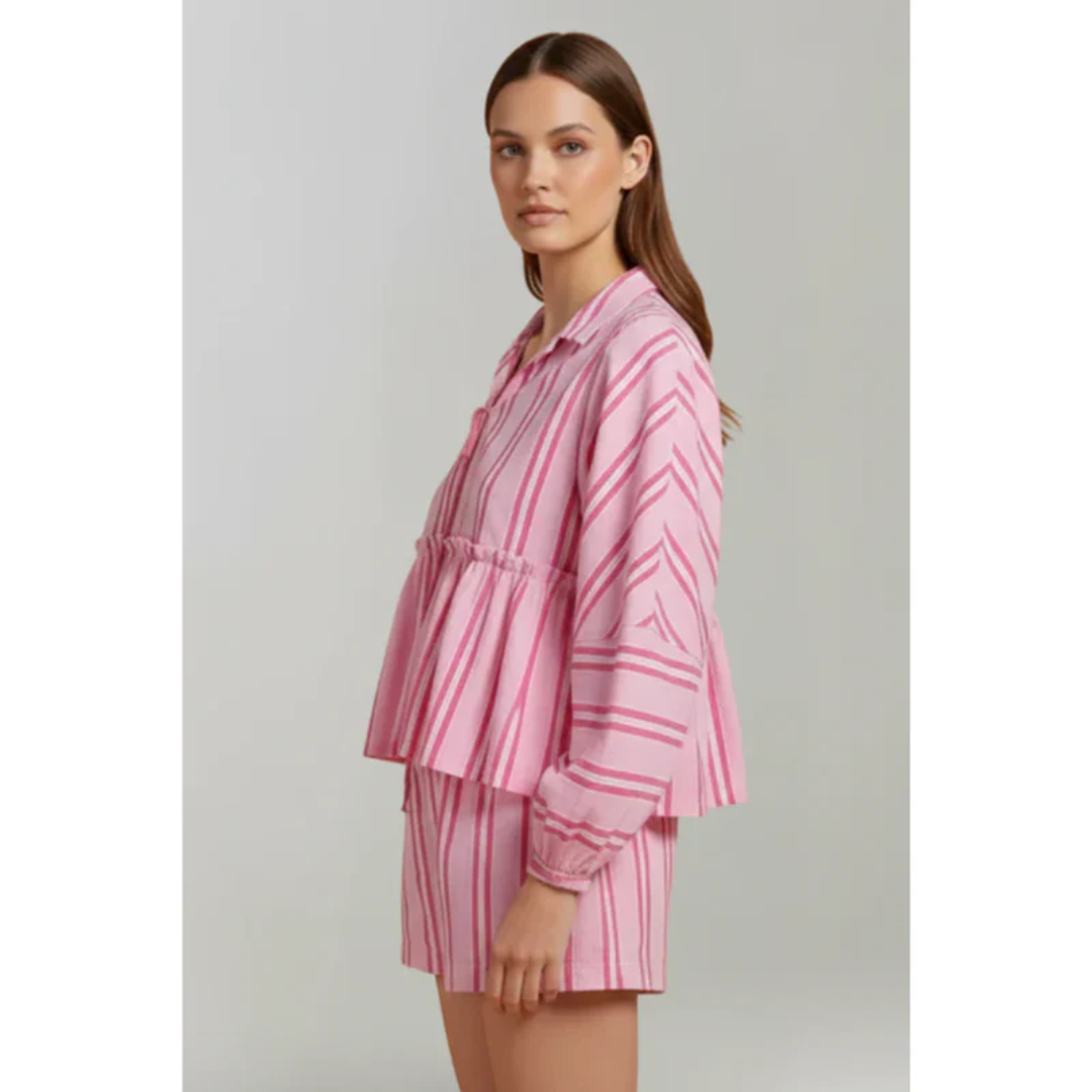 Jana | Damen Zweiteiler Shorts Print Strand – Print Set Shorts Strand 2026