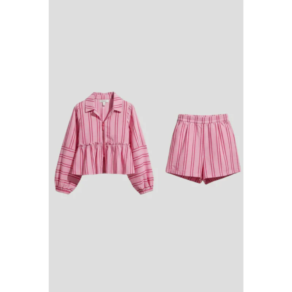 Jana | Damen Zweiteiler Shorts Print Strand – Print Set Shorts Strand 2026