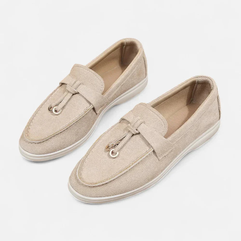 Damen Casual Vintage Slip-On Loafers