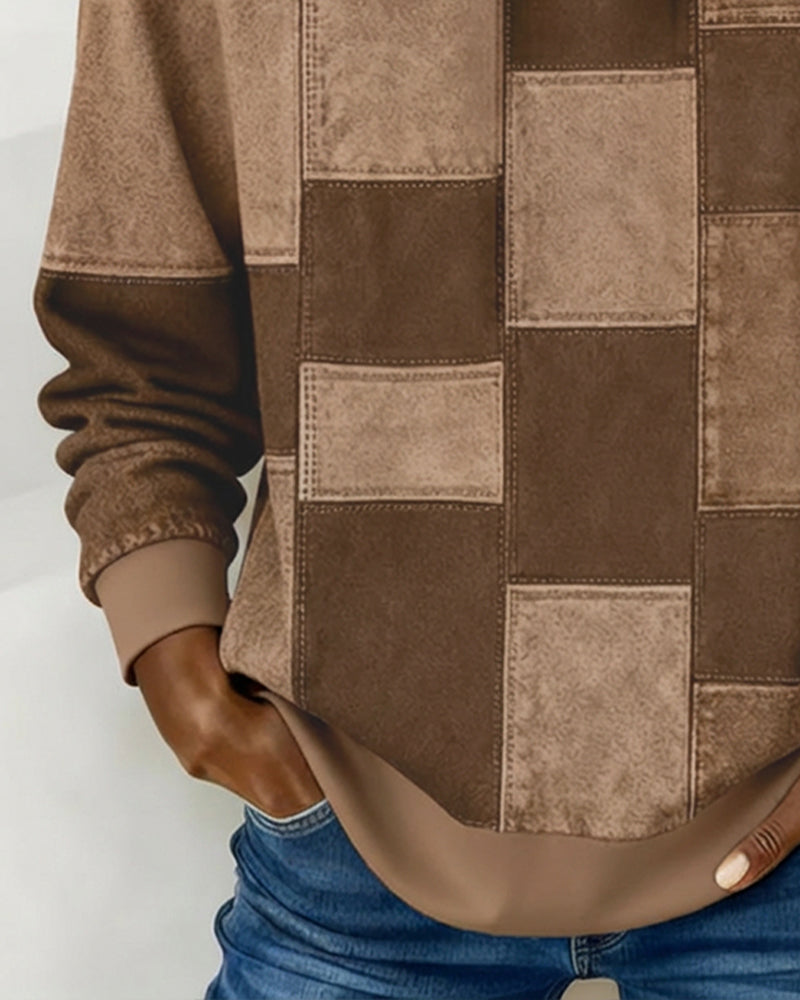 Klara | Karierter Damen Hoodie im lässigen Stil