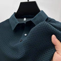 Kasper | Herren Strukturiertes Poloshirt Kurzarm