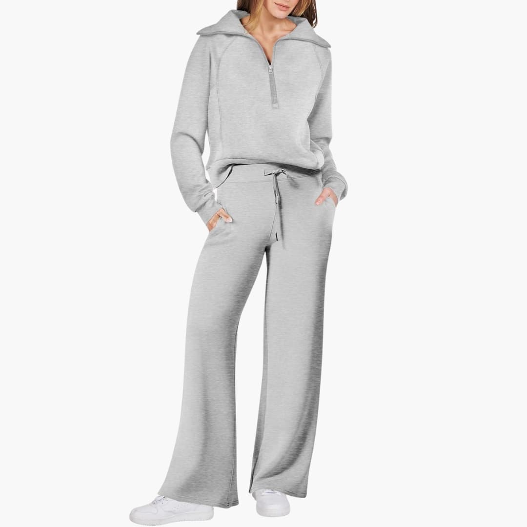 Katarina | Damen Trainingsanzug Set mit Halbzip