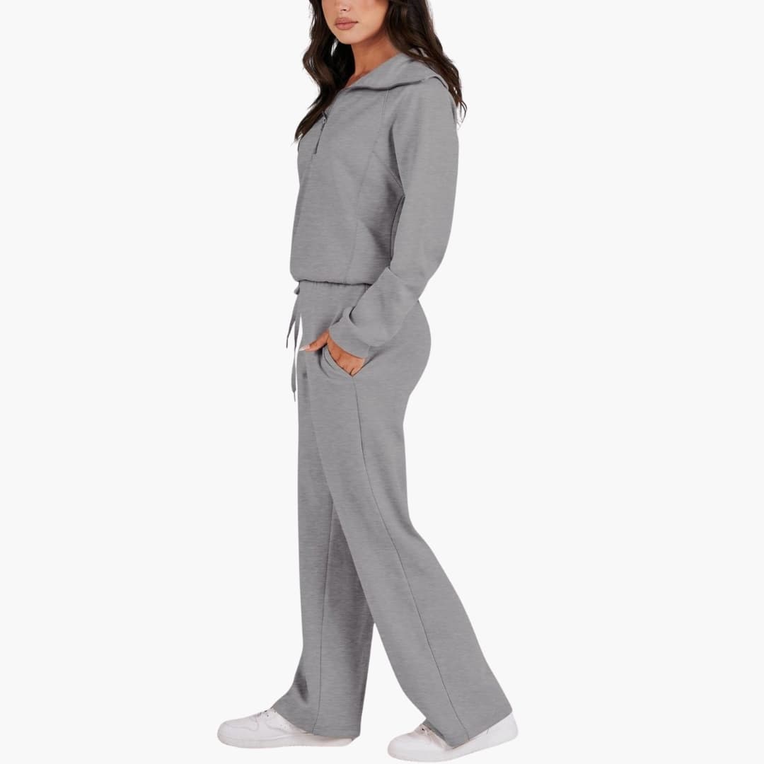 Katarina | Damen Trainingsanzug Set mit Halbzip