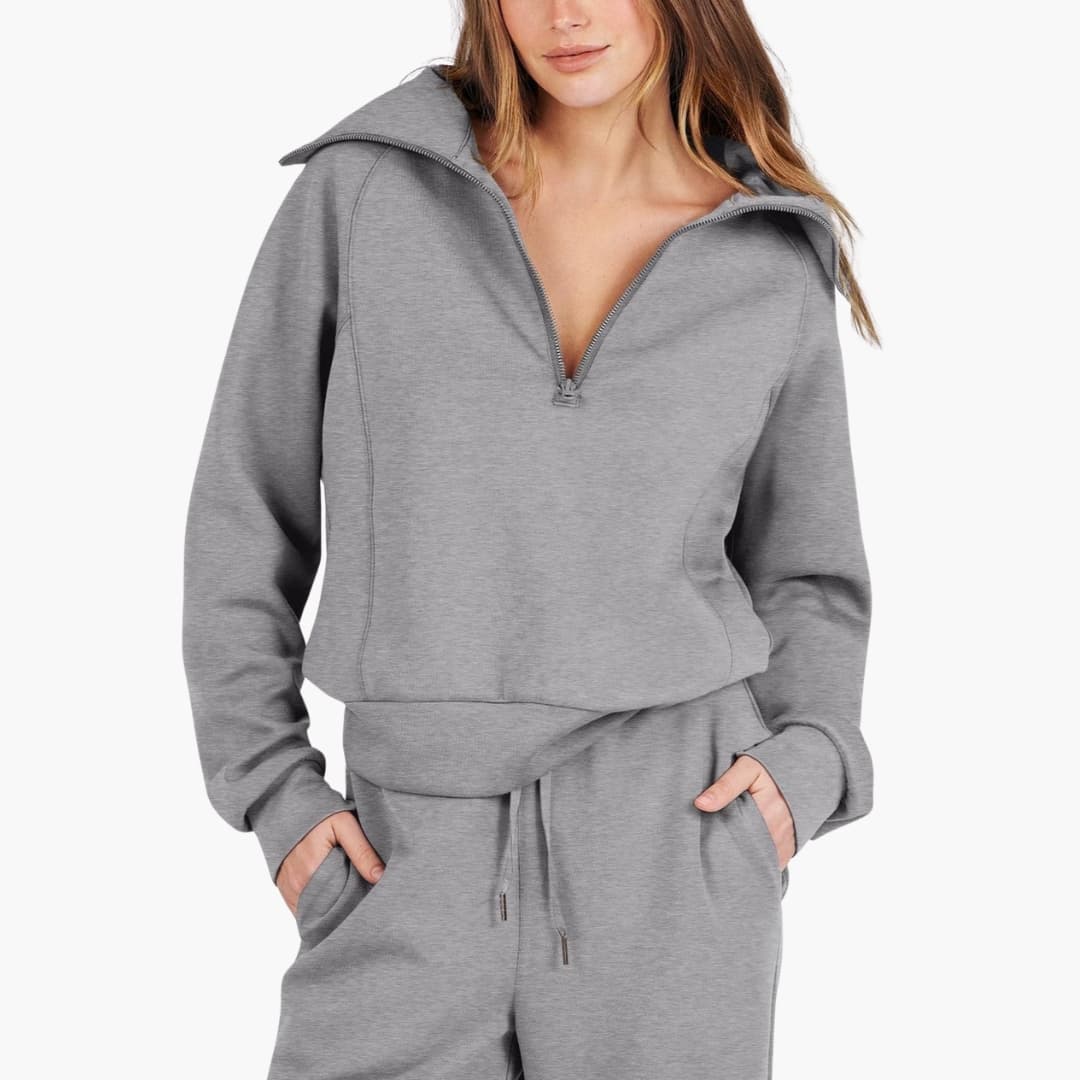 Katarina | Damen Trainingsanzug Set mit Halbzip