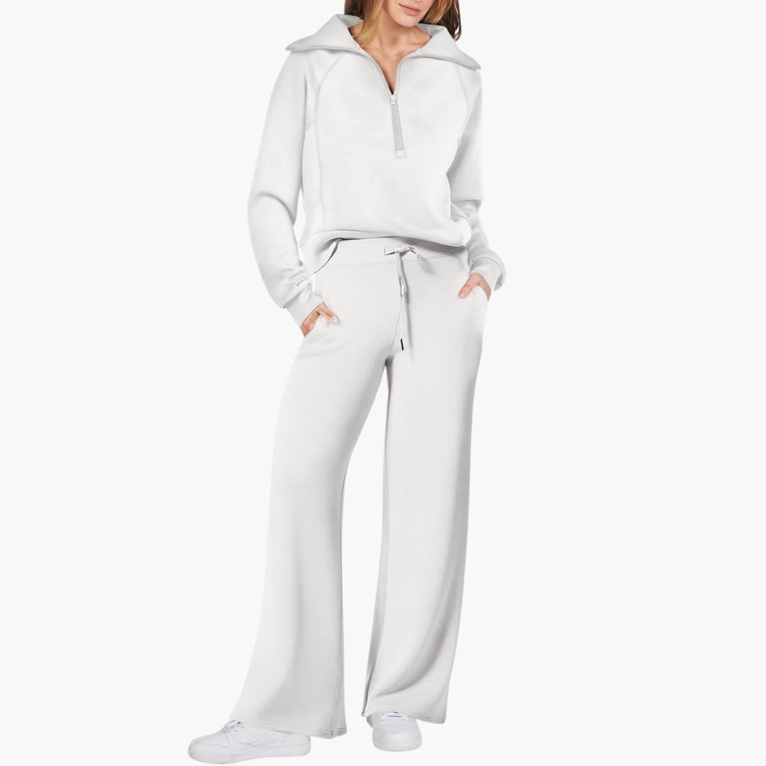Katarina | Damen Trainingsanzug Set mit Halbzip