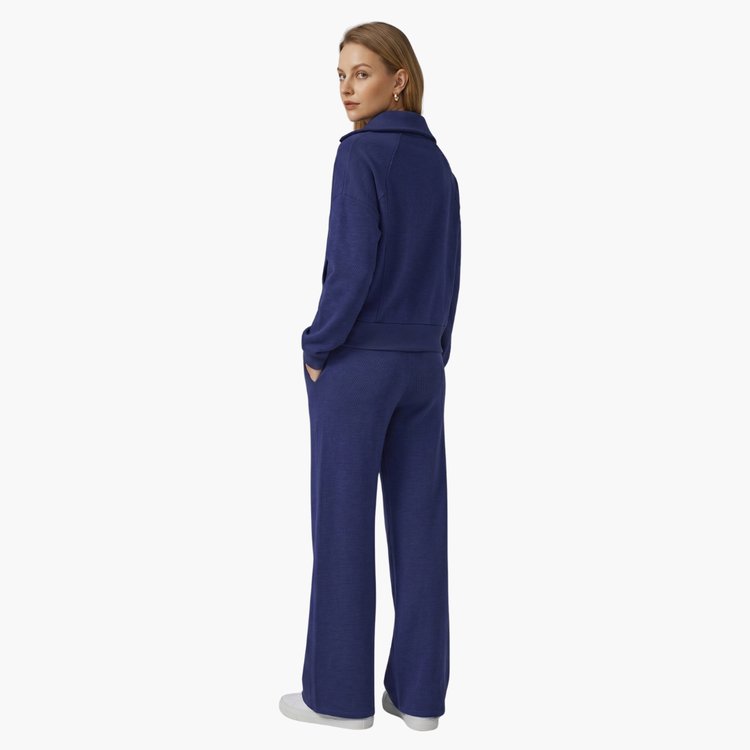 Katarina | Damen Trainingsanzug Set mit Halbzip
