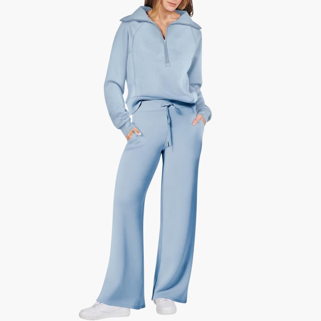 Katarina | Damen Trainingsanzug Set mit Halbzip