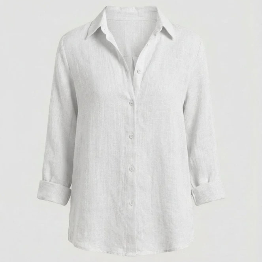Katharina | Damen Sommer Bluse Mit Kragen
