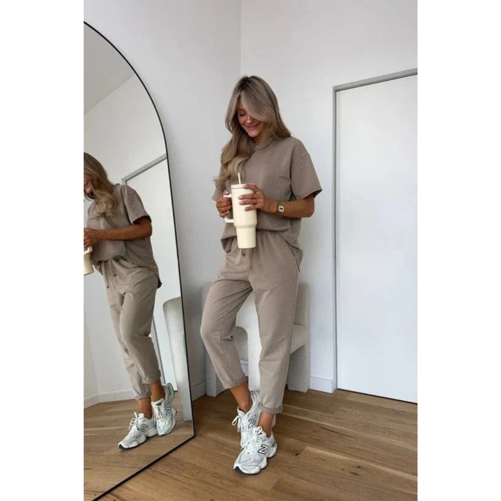 Katinka | Bequemer Damen Zweiteiler mit Shorts