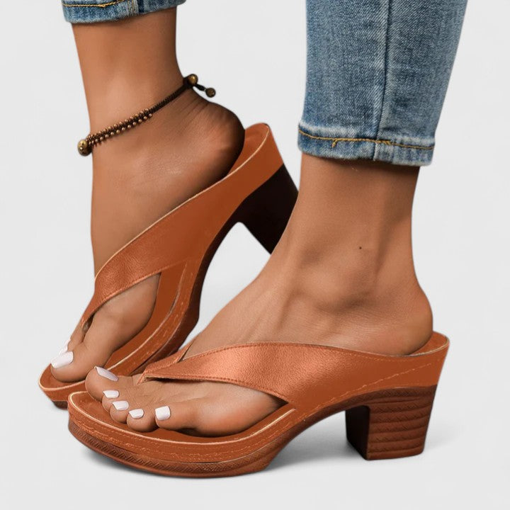 Klara | Damen Riemchen Sandaletten Blockabsatz