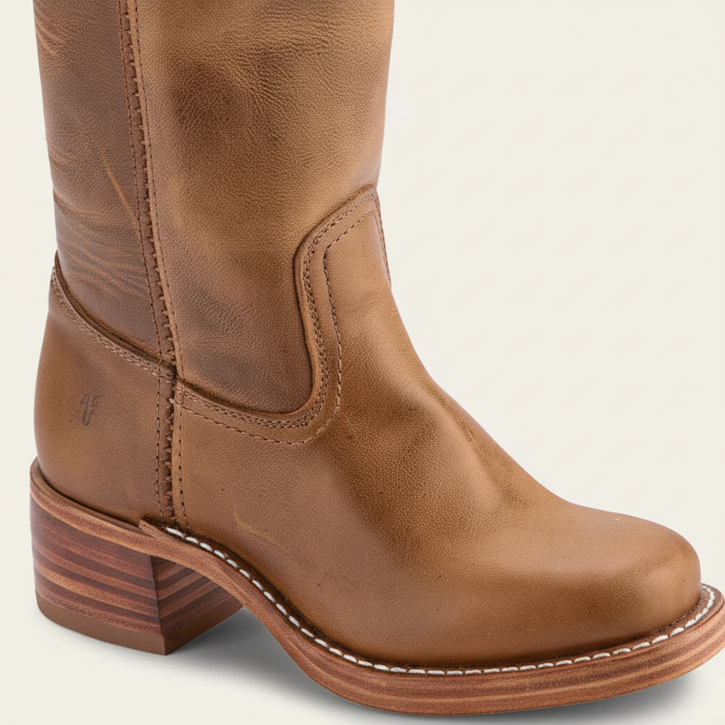 Luisa | Klassische Damen Hochschaft Lederstiefel zum Herbst