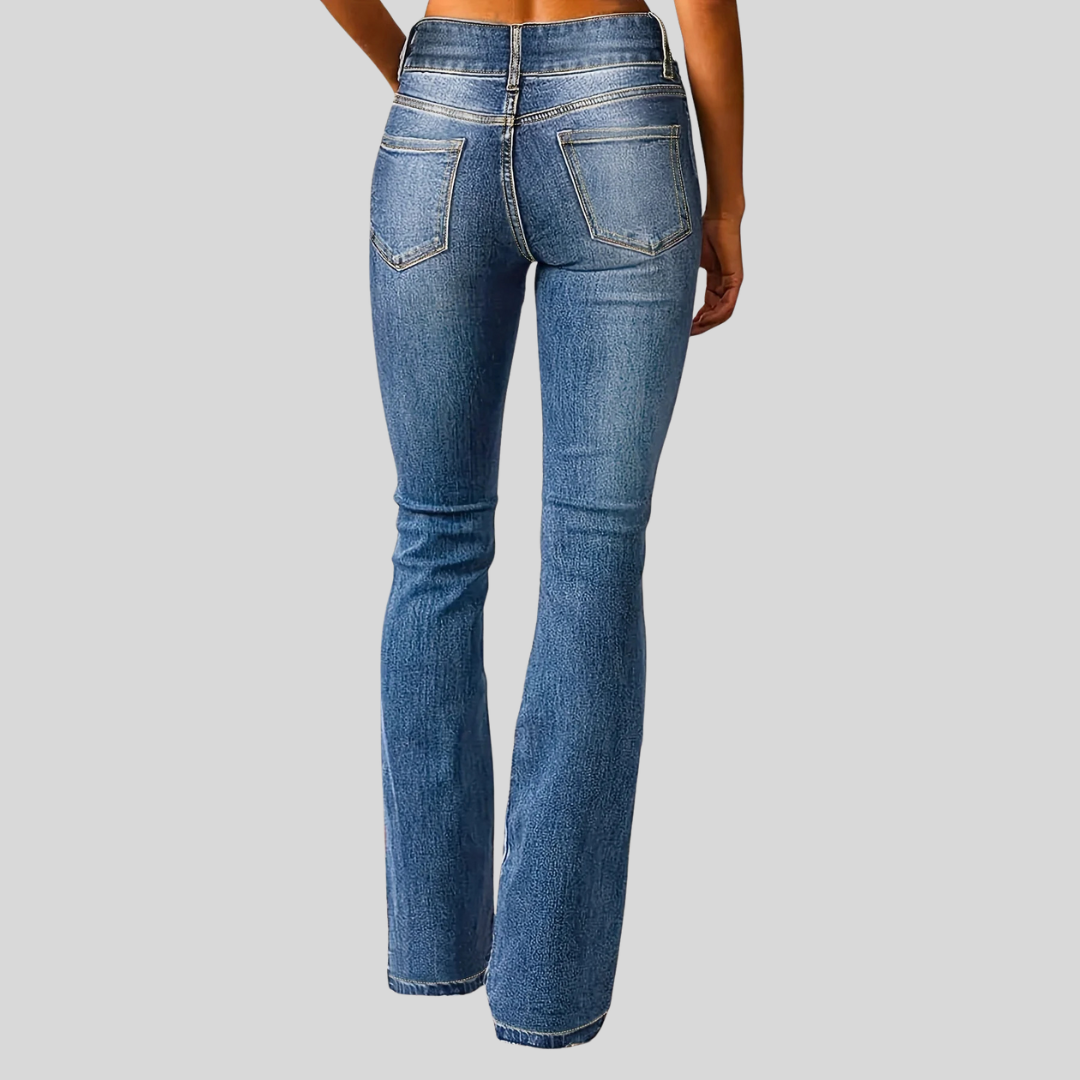 Maja | Klassische Damen Jeans mit hohem Bund