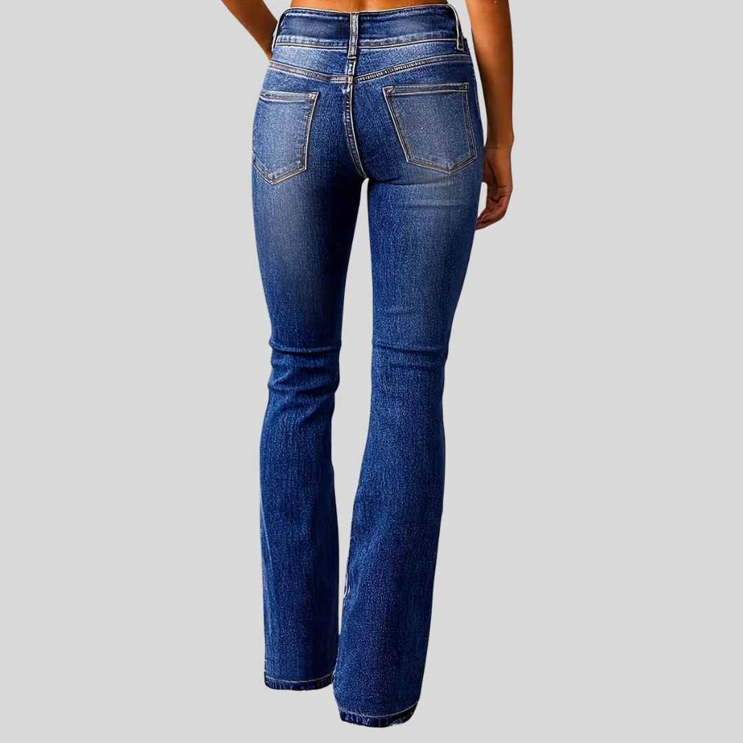 Maja | Klassische Damen Jeans mit hohem Bund