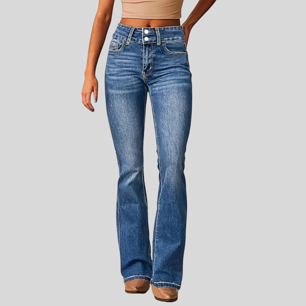 Maja | Klassische Damen Jeans mit hohem Bund