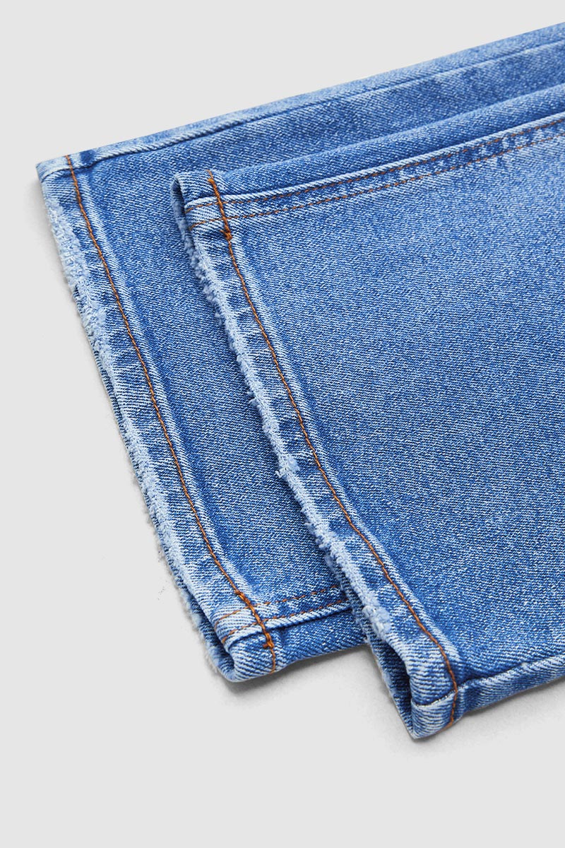 Lena | Klassische gerade Damen Jeans mit mittlerem Bund