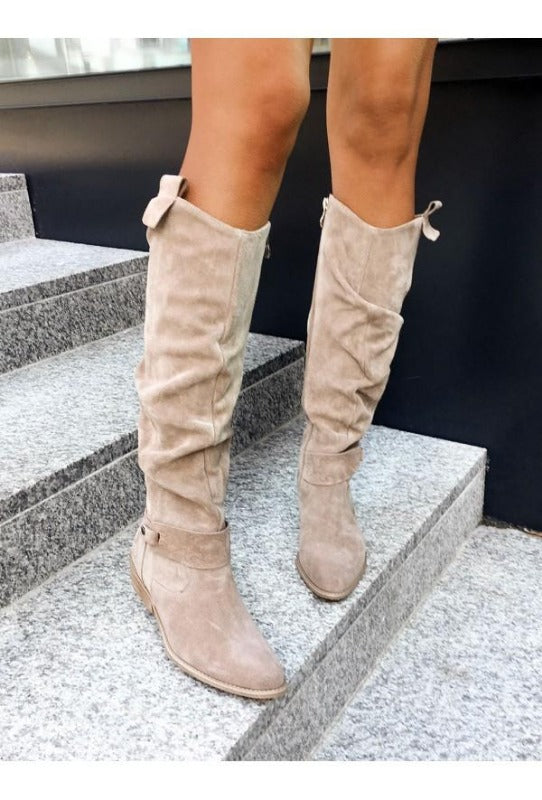 Laura | Klassische kniehohe Damen Stiefel