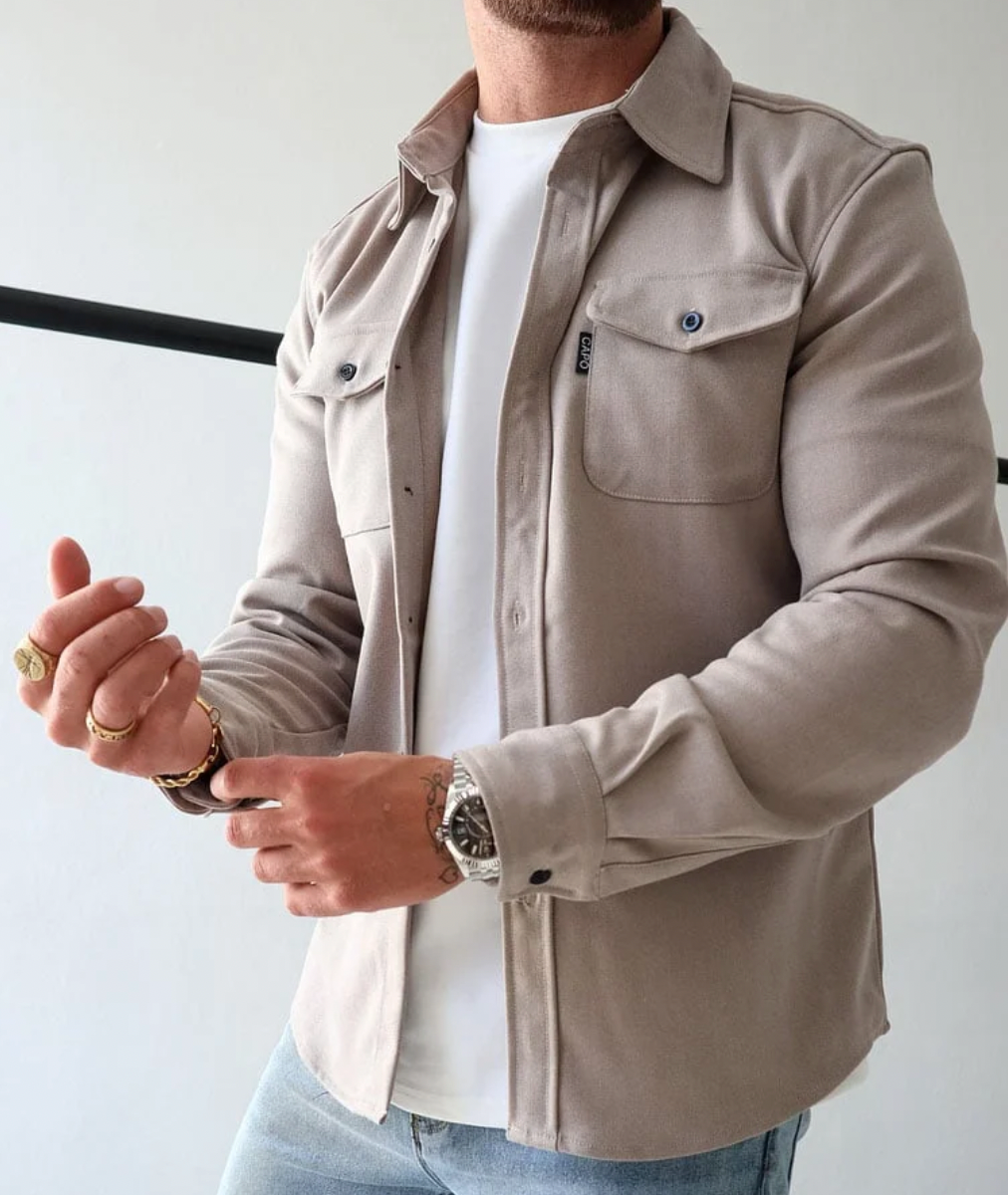 Konstantin | Herren Langarm Freizeithemd