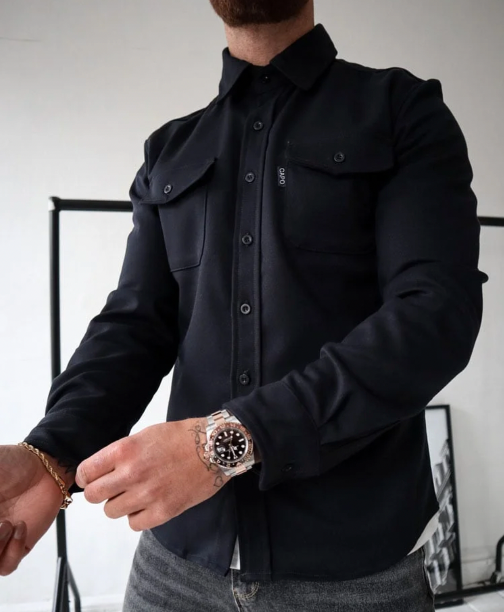 Konstantin | Herren Langarm Freizeithemd