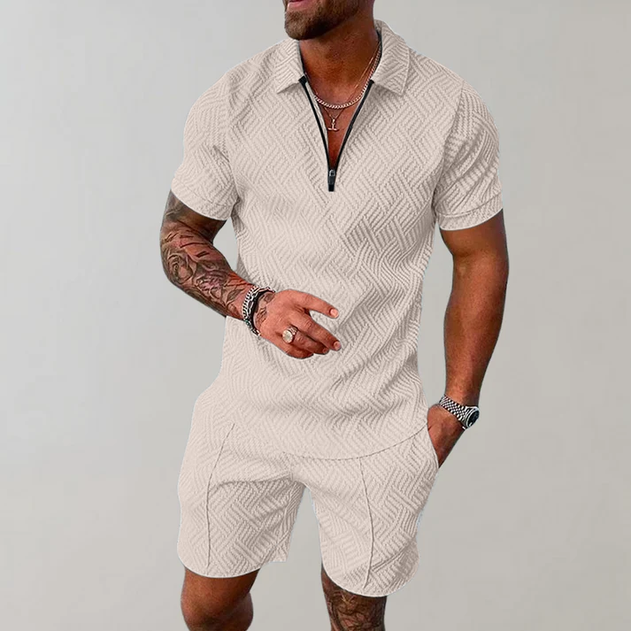 Konstantin | Herren Polo Shorts Set