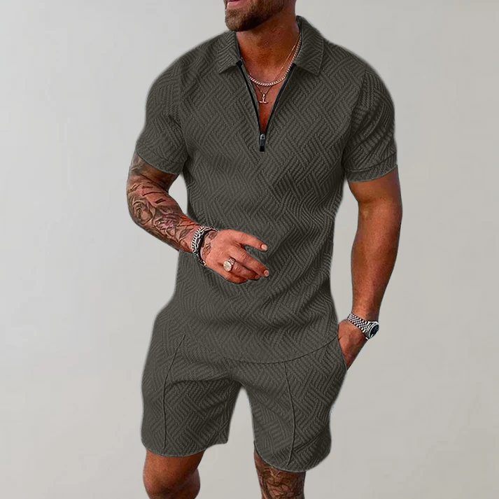 Konstantin | Herren Polo Shorts Set