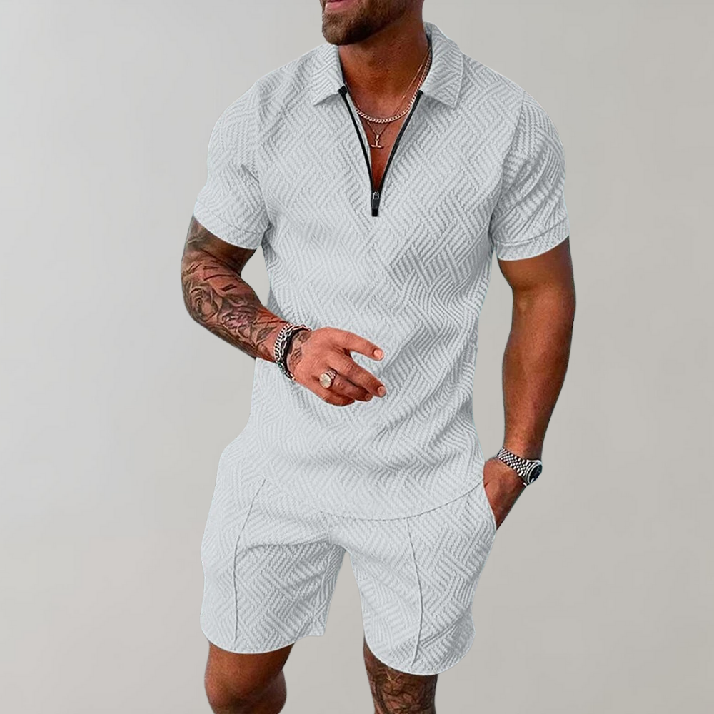 Konstantin | Herren Polo Shorts Set