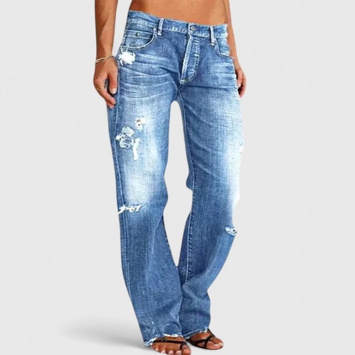 Sophia | Lässige Damen Jeans mit Weitbein-Schnitt