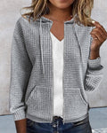 Nina | Lässige Damen Kurze Jacke mit Kapuze