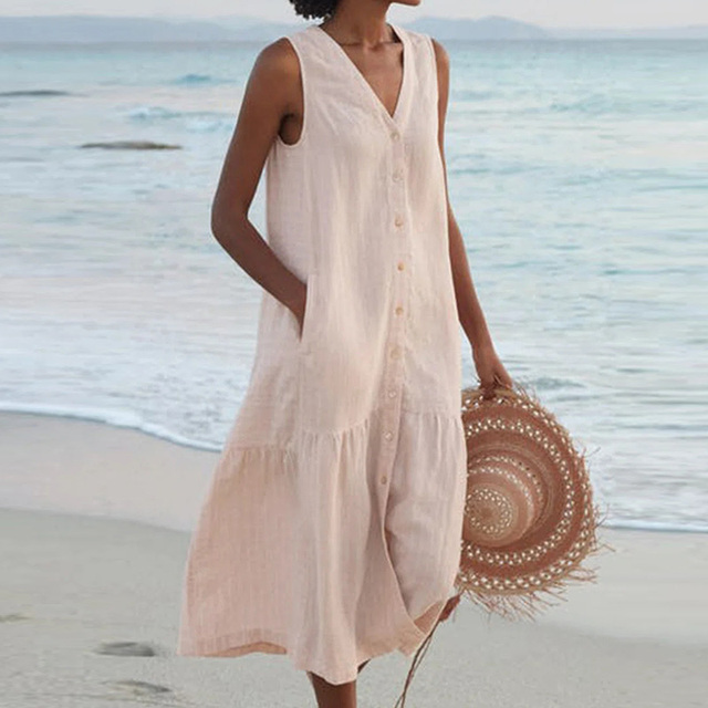 Nora | Lässiges Midikleid für Hochzeitsgäste im Sommer