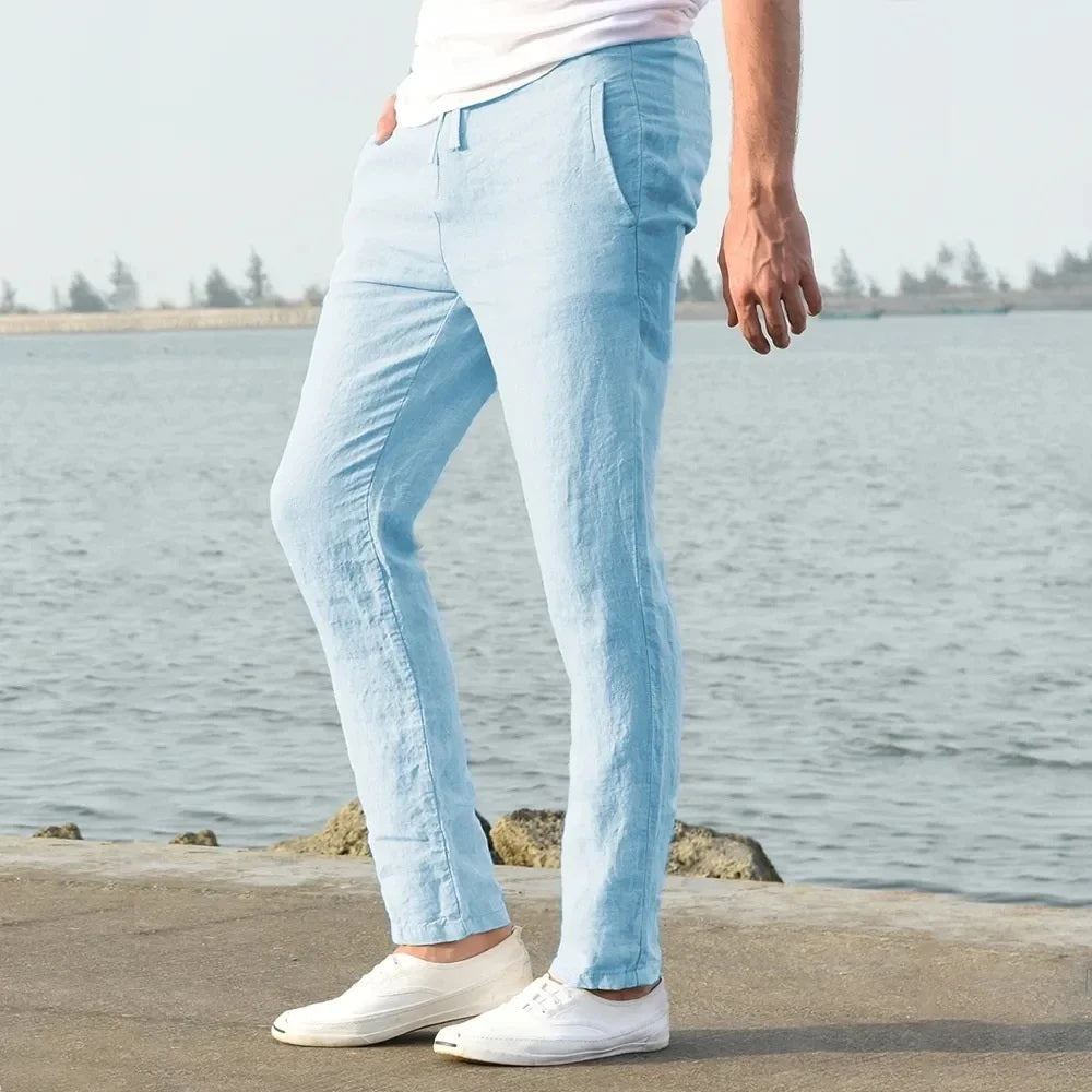 Finn | Leichte Herren-Hose aus Leinen und Baumwolle