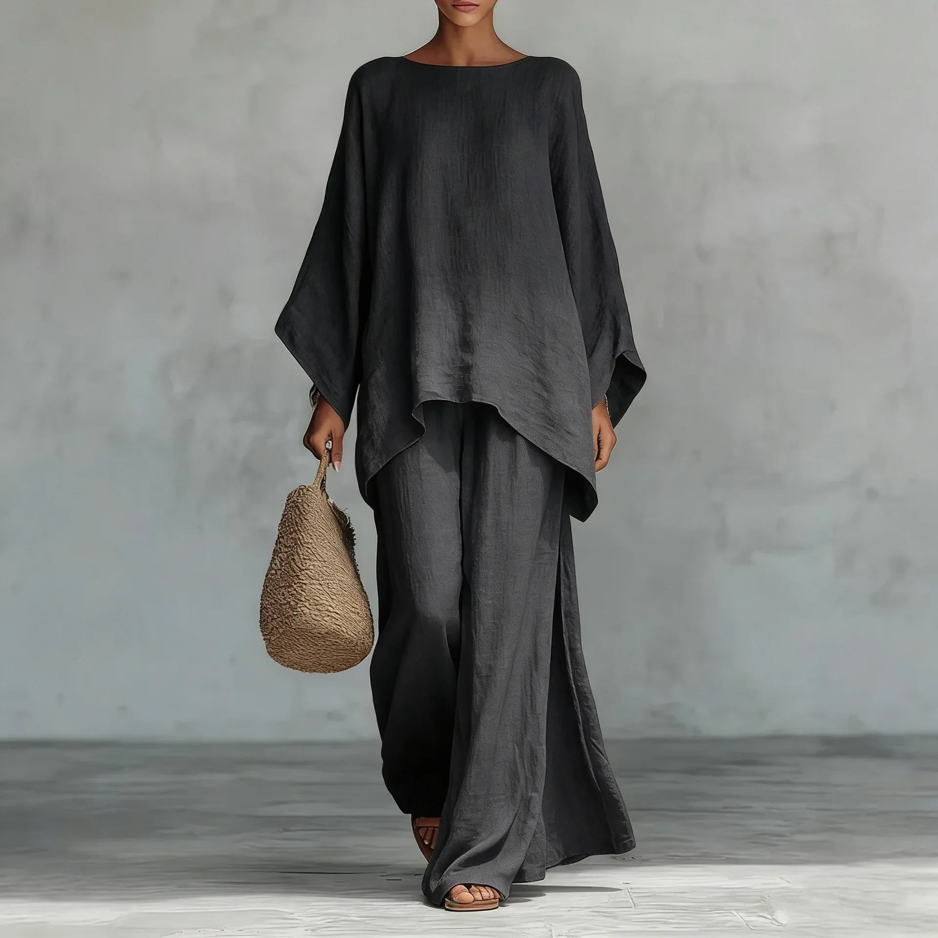 Lieselotte | Damen Oversized Poncho Set