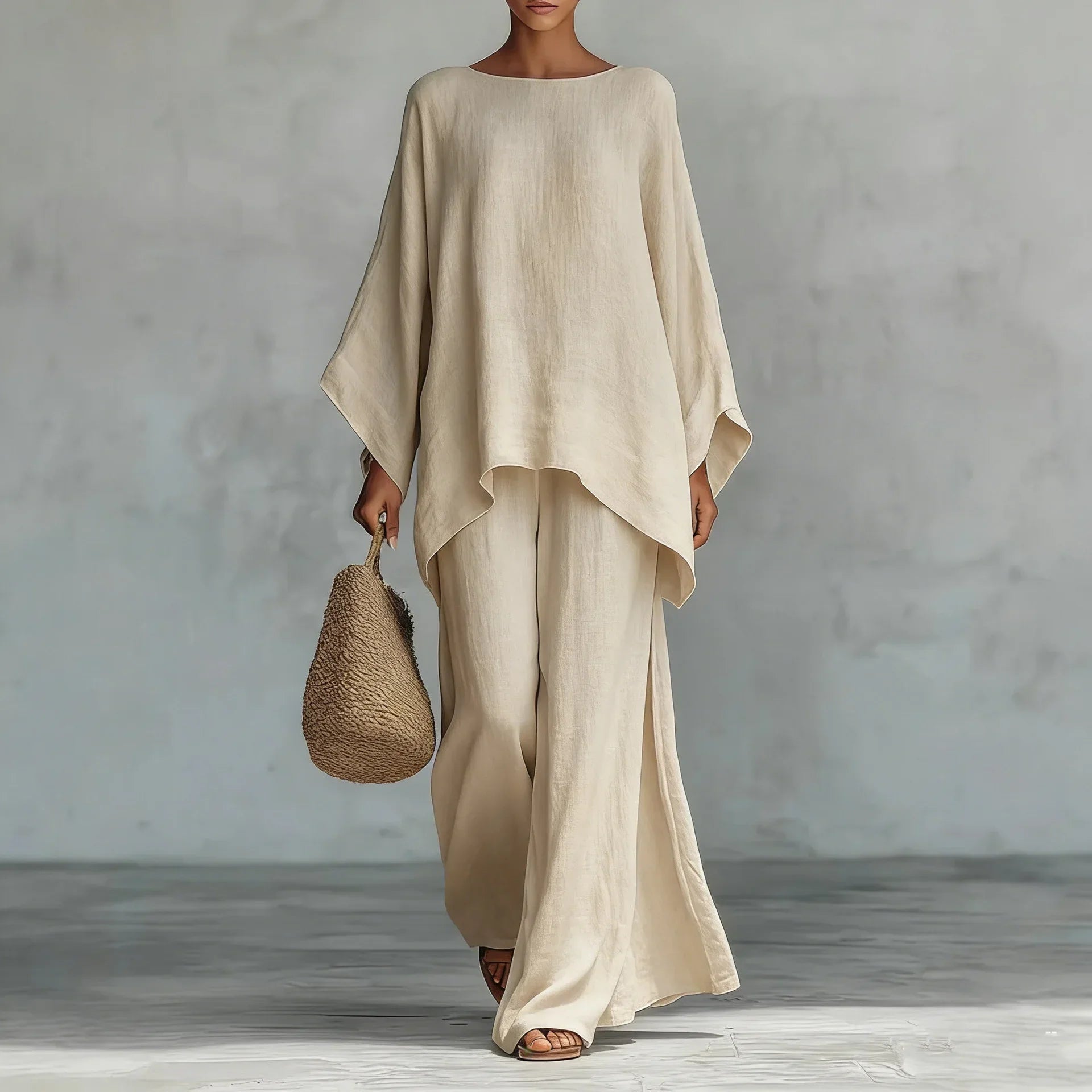 Lieselotte | Damen Oversized Poncho Set